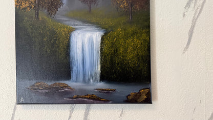 Painting #2340 - 16x20" Canvas - Orchard Falls painted 3-17-26