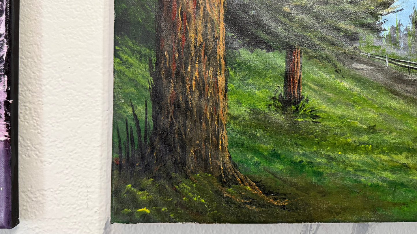 Painting #2382 - Acrylic Landscape painted 4-10-26