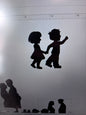Decal - Brother and Sister - Removable Adhesive Sticker
