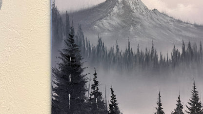 Painting #2168 - 16x20" Canvas - Path To Mt Hood painted 12-3-25