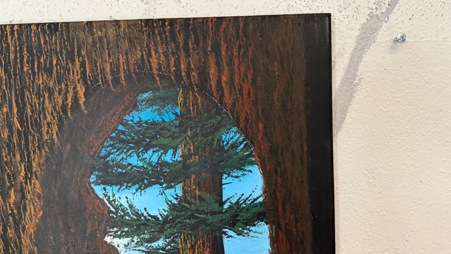 Painting #2376 - Nature's Window 2 painted 4-6-26