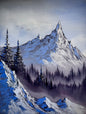 Painting #2574 - 18x24" Canvas - Mountain Landscape painted 8-30-26