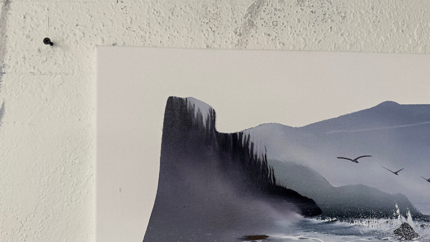 Painting #2098 - 16x20" Canvas - Oregon Coast Inside Oregon painted 10-12-25