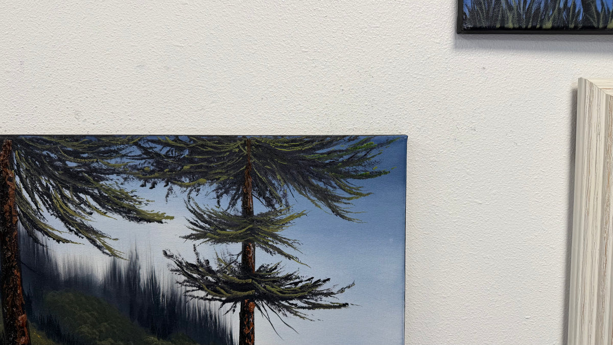 Painting # by Dani from Happily Painted - 16x20" Canvas - Oregon Coast Seascape