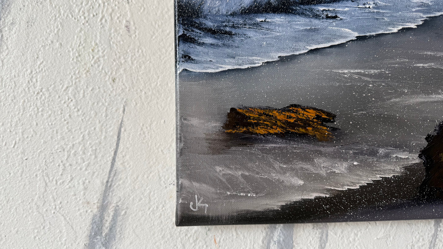Painting #2465 - 16x20" Canvas - Oregon Coast painted 5-29-26
