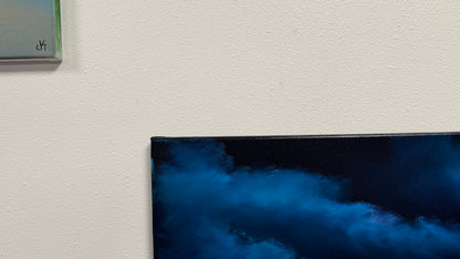 Painting #2529 - 16x20" Canvas - Night Seascape painted 7-26-26