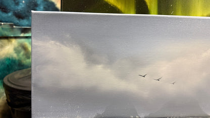 Painting #2083 - 22x28" Canvas - Oregon Coast Seascape painted 10-3-25