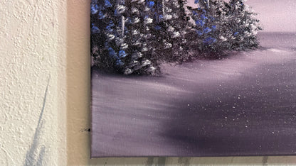 Painting #2411 - 16x20" Canvas - Road To Mt Hood painted 4-25-26