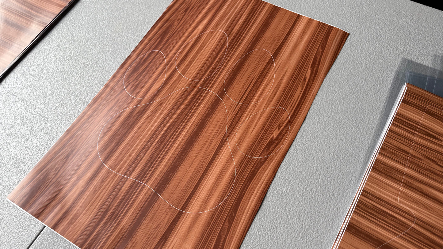 Stencil - Paws - Easy Liner Removable Adhesive Contact Paper