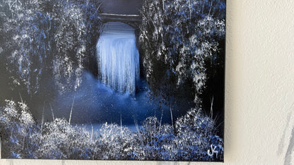 Painting #2022 - 16x20" Canvas - Multnomah Falls painted 8-28-25