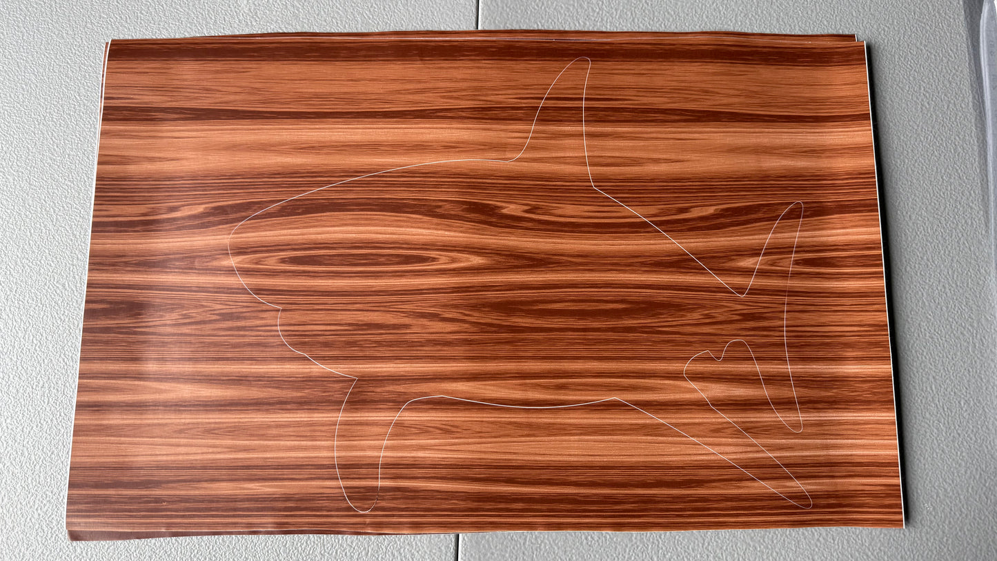 Stencil - Bull Shark - Easy Liner Removable Adhesive Contact Paper