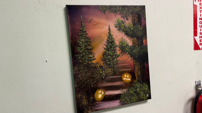 Painting #2021 - 16x20" Canvas - Autumn Landscape painted 8-27-25