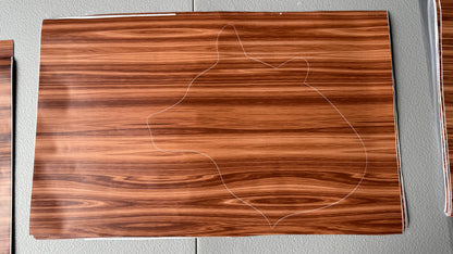 Stencil - Bear Head - Easy Liner Removable Adhesive Contact Paper