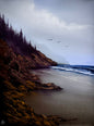 Painting #2240 - 18x24" Canvas - Oregon Coast Seascape painted 1-16-26