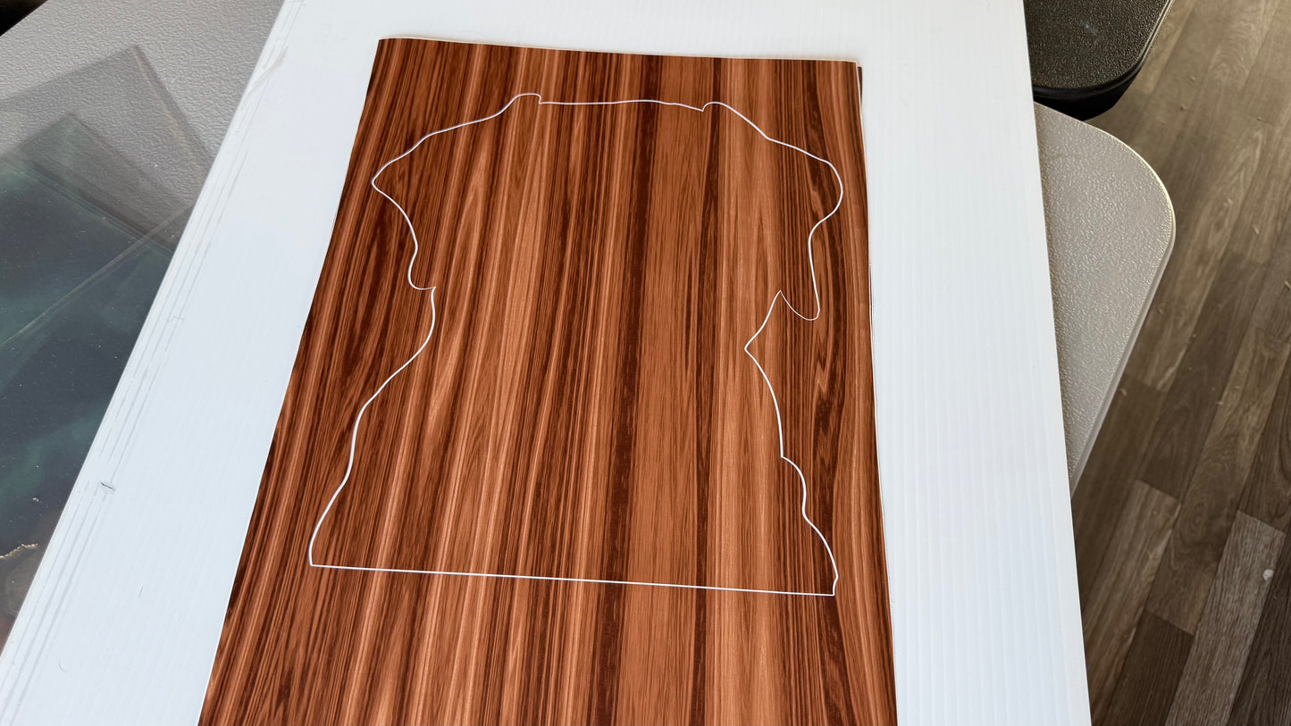 Stencil - Labrador - Easy Liner Removable Adhesive Contact Paper