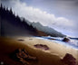 Painting #2213 - 20x24" Canvas - Oregon Seascape painted 1-1-26