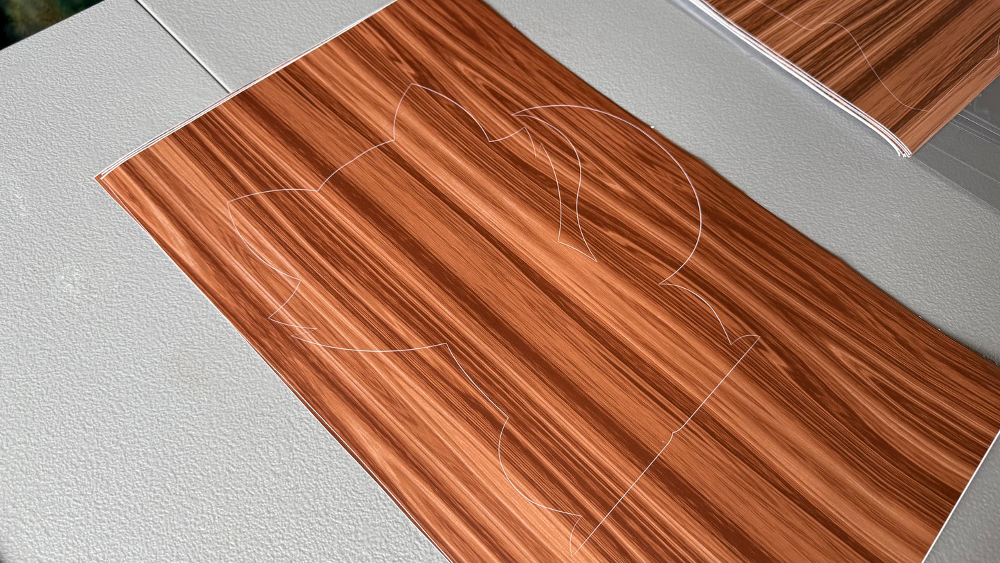 Stencil - Fox - Easy Liner Removable Adhesive Contact Paper