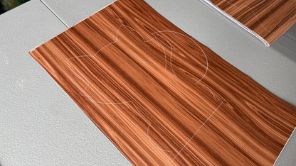 Stencil - Fox - Easy Liner Removable Adhesive Contact Paper