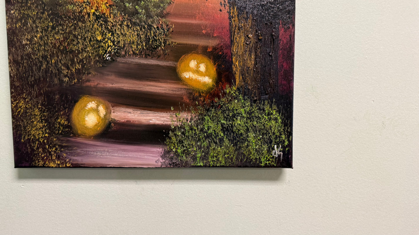 Painting #2021 - 16x20" Canvas - Autumn Landscape painted 8-27-25