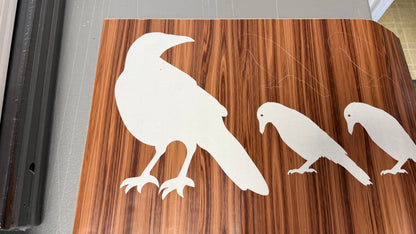 Stencil - Raven - Easy Liner Removable Adhesive Contact Paper