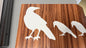 Stencil - Raven - Easy Liner Removable Adhesive Contact Paper