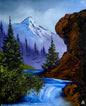 Painting #2011 - 16x20" Canvas - Majestic Royal Mountains painted 8-22-25
