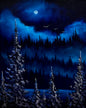 Painting #2528 - 16x20" Canvas - Forest Landscape painted 7-26-26