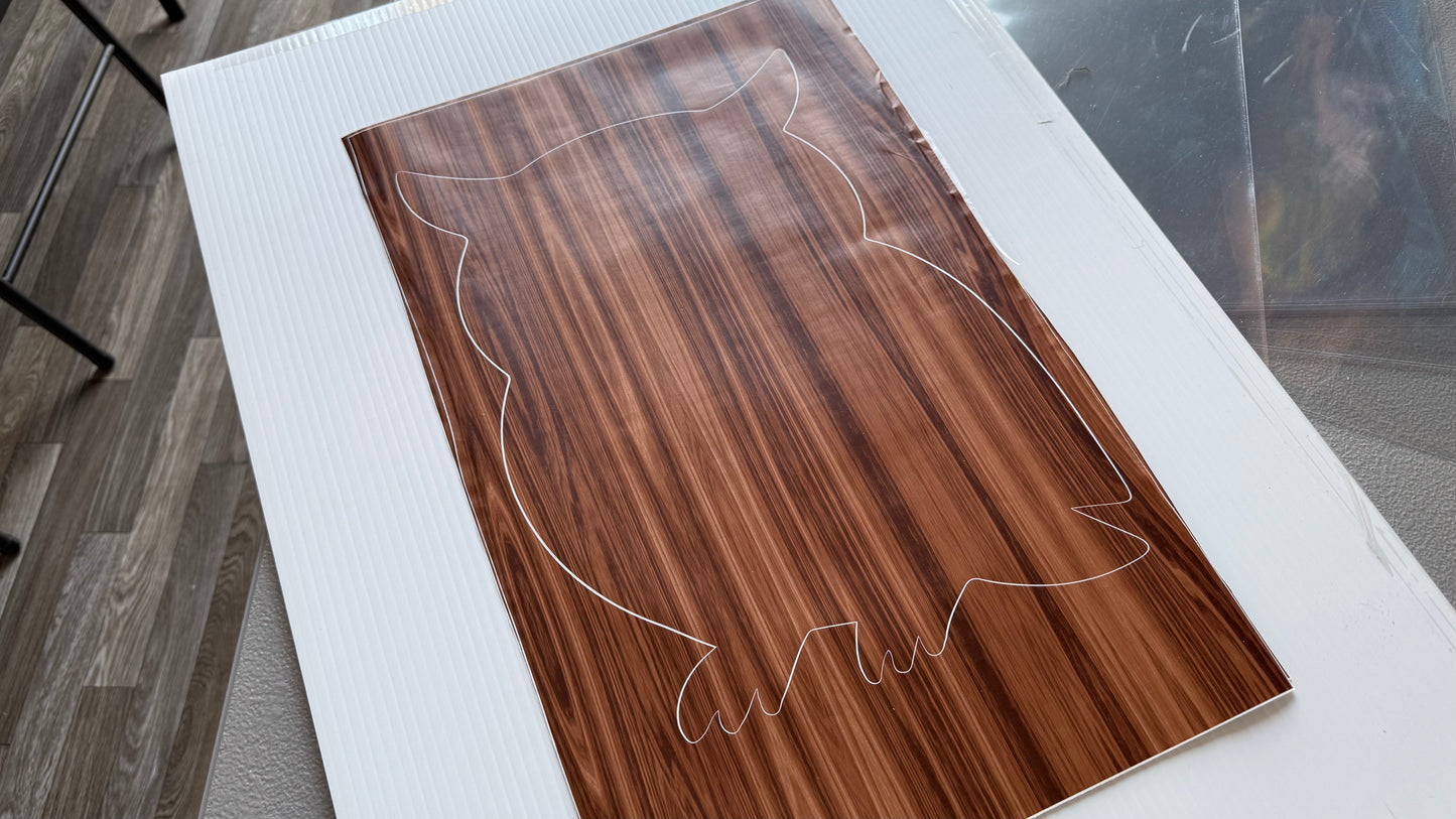 Stencil - Owl - Easy Liner Removable Adhesive Contact Paper