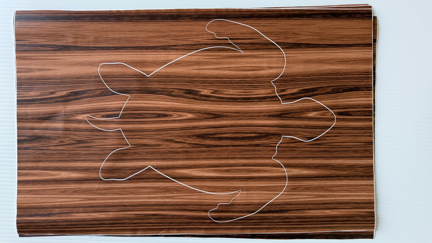 Stencil - Sea Turtle - Easy Liner Removable Adhesive Contact Paper