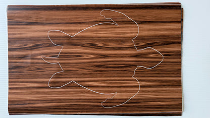 Stencil - Sea Turtle - Easy Liner Removable Adhesive Contact Paper