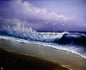 Painting #2175 - 20x24" Pro Series Canvas - Stormy Seascape painted 12-7-25