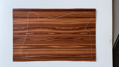 Stencil - Oregon - Easy Liner Removable Adhesive Contact Paper