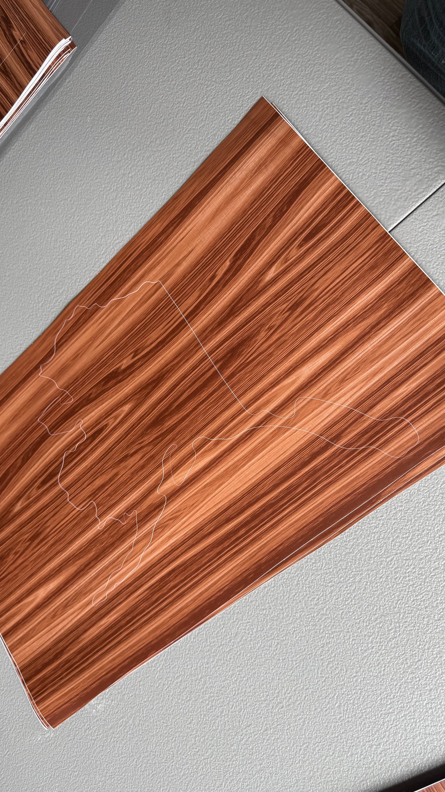 Stencil - Alaska - Easy Liner Removable Adhesive Contact Paper