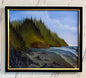 Painting #2416 - 20x24" Framed Canvas - Pacific Northwest Seascape painted 4-28-26