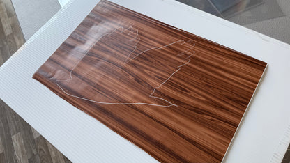 Stencil - Flying Bird - Easy Liner Removable Adhesive Contact Paper