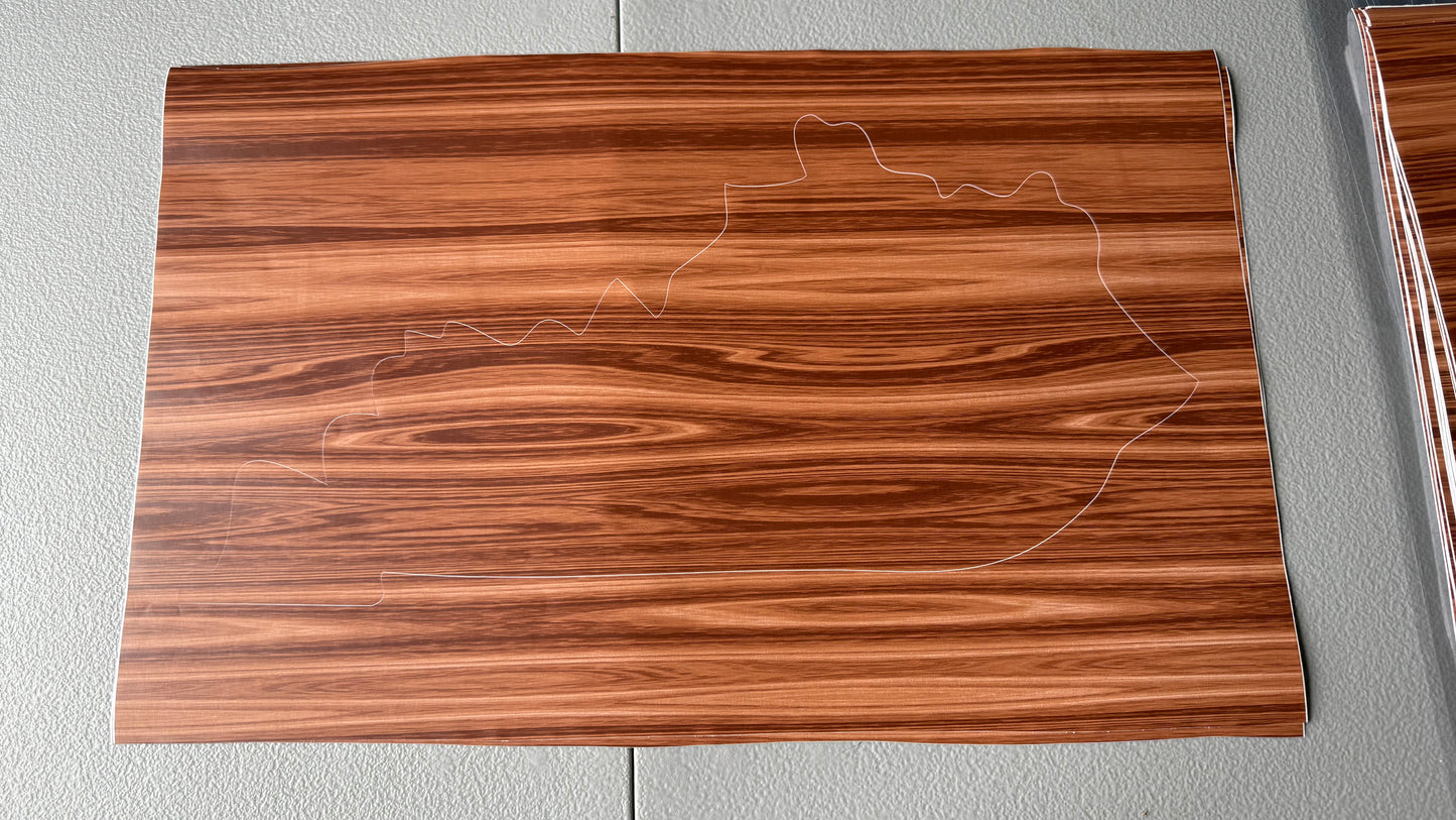 Stencil - Kentucky - Easy Liner Removable Adhesive Contact Paper