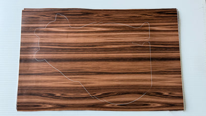 Stencil - Sitting Bear - Easy Liner Removable Adhesive Contact Paper