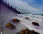 Painting #2052 - 16x20" Canvas - Oregon Coast Seascape painted 9-13-25