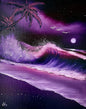 Painting #1842 - 16x20" Canvas - Mother's Day Seascape painted 5-11-25