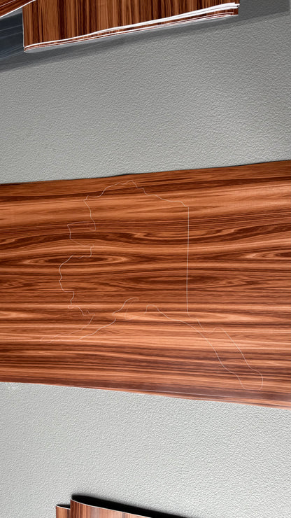 Stencil - Alaska - Easy Liner Removable Adhesive Contact Paper