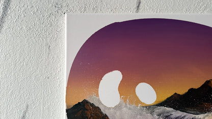 Painting #1984 - 18x24" Canvas - Palette Seascape painted 8-8-25