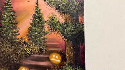 Painting #2021 - 16x20" Canvas - Autumn Landscape painted 8-27-25