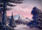 Painting #2377 - 18x24" Canvas - Winter Landscape painted 4-6-26