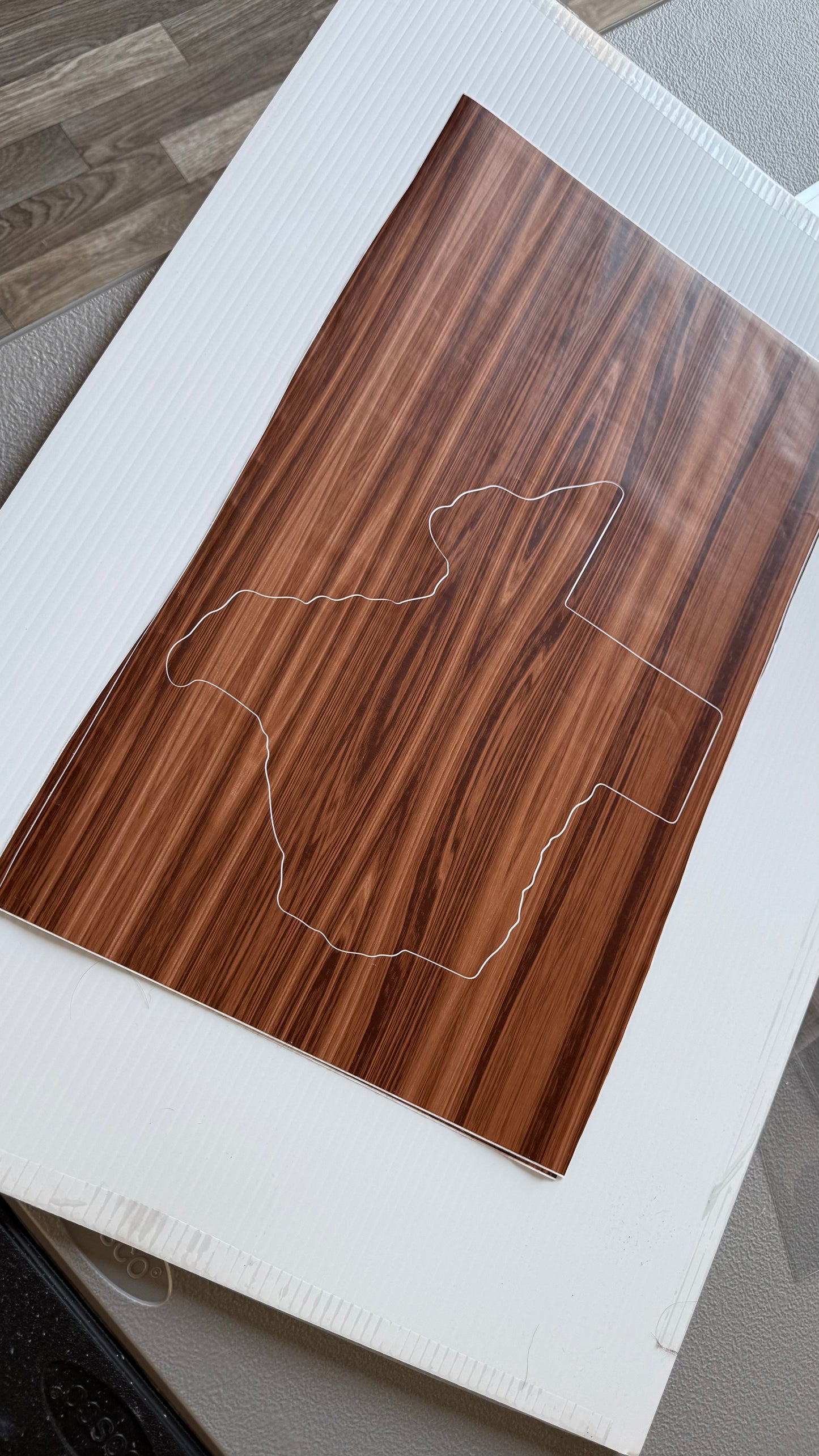 Stencil - Texas - Easy Liner Removable Adhesive Contact Paper