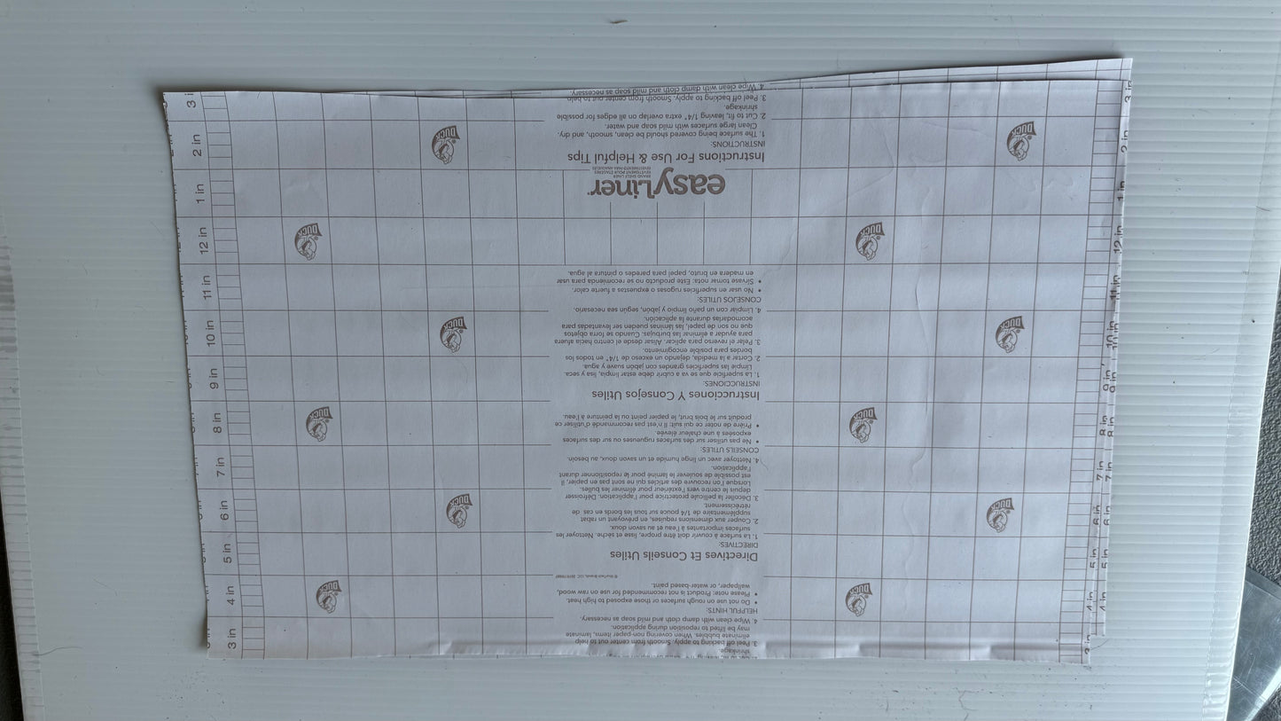 Stencil - Sea Turtle - Easy Liner Removable Adhesive Contact Paper