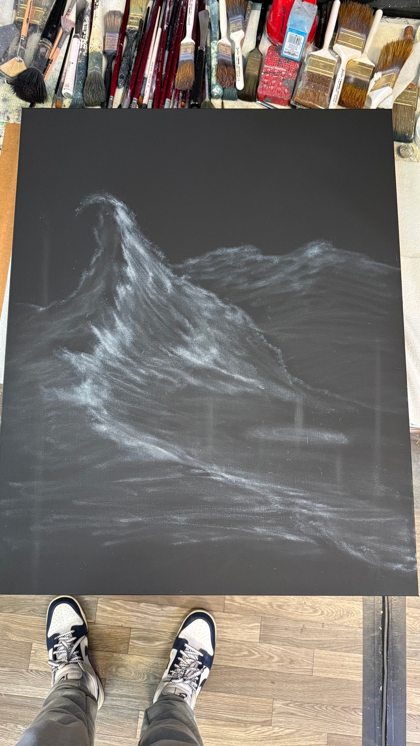 Painting #2188 - 24x30" Canvas - Mount Crumpit painted 12-14-25