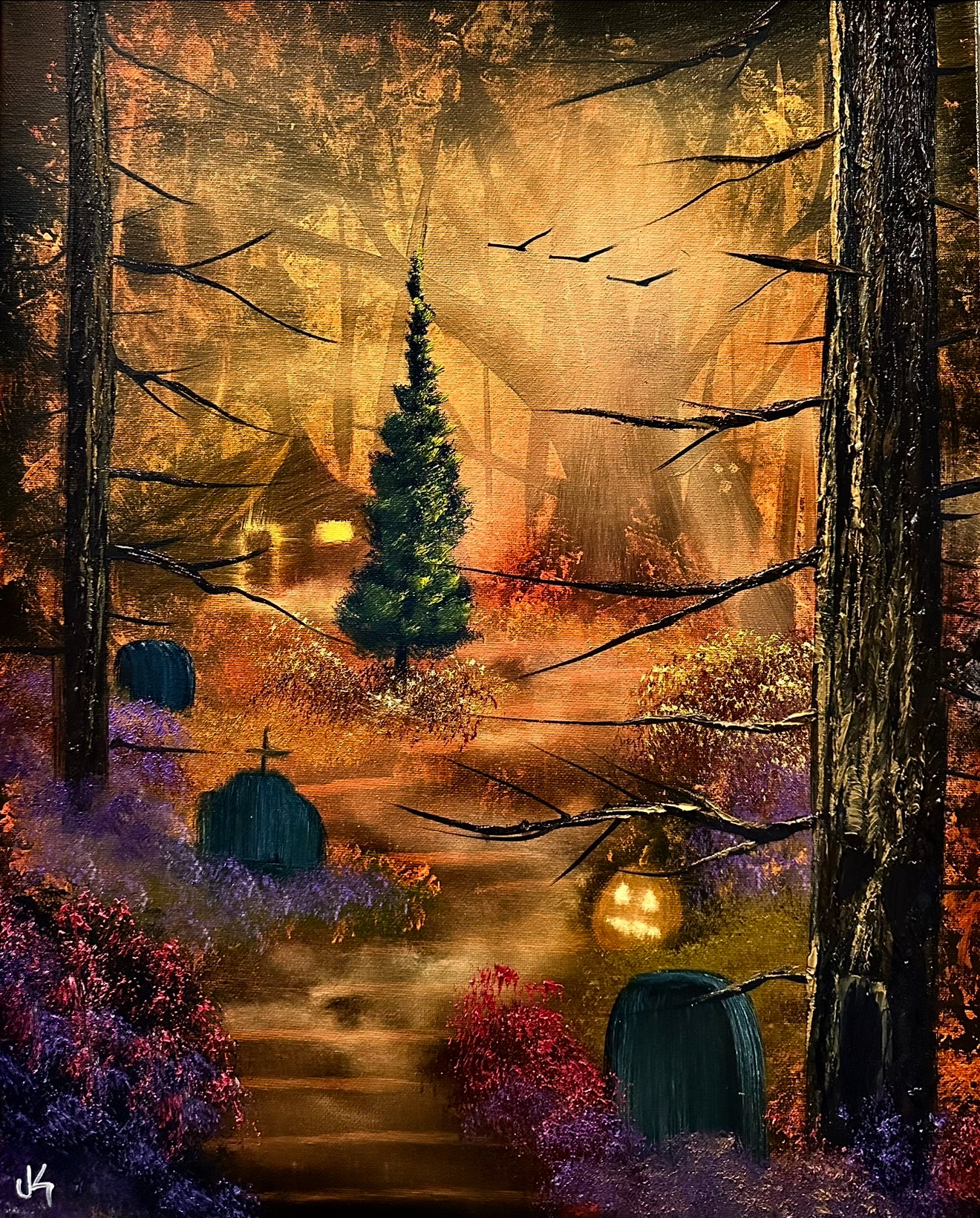 Virtual Group Painting Class 8/27/25