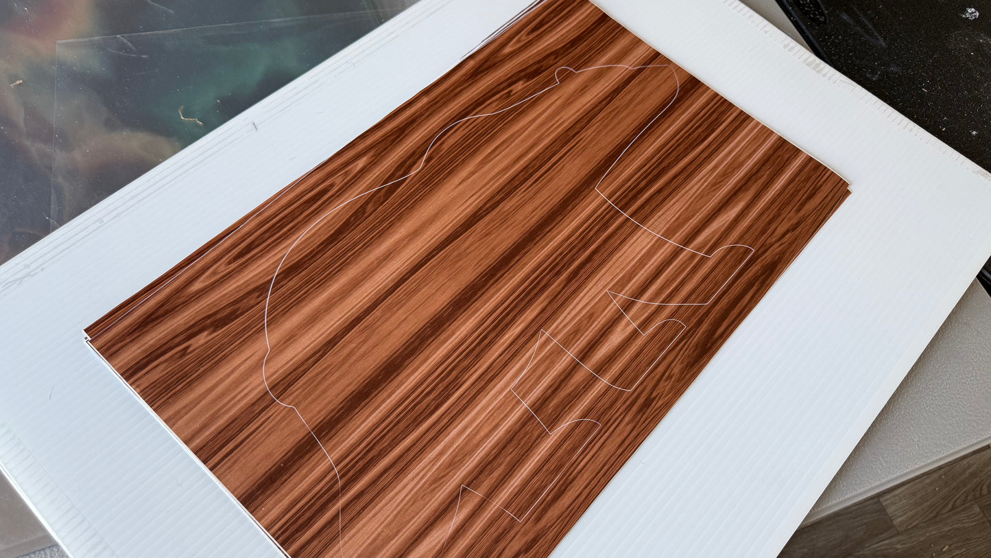 Stencil - Polar Bear V1 - Easy Liner Removable Adhesive Contact Paper