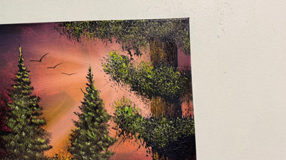 Painting #2021 - 16x20" Canvas - Autumn Landscape painted 8-27-25