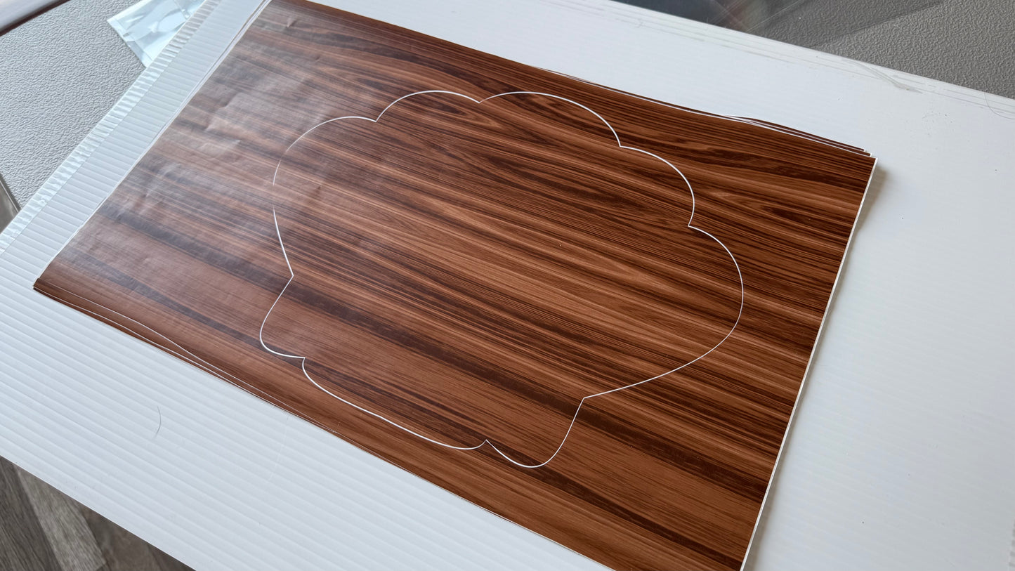 Stencil - Sea Shell - Easy Liner Removable Adhesive Contact Paper